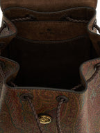 Multicolor Cotton Backpack