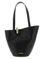 Black Cowhide Shoulder Bag