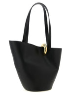 Black Cowhide Shoulder Bag