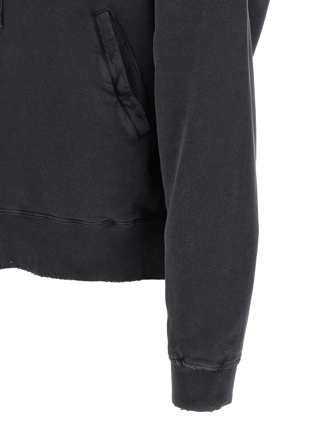 Black Cotton Sweatshirt