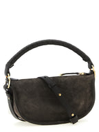 Brown Calfskin Shoulder Bag