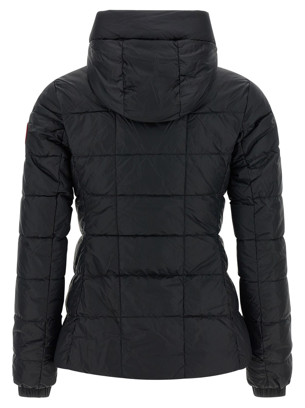 Black Polyamide Full-Length Jacket