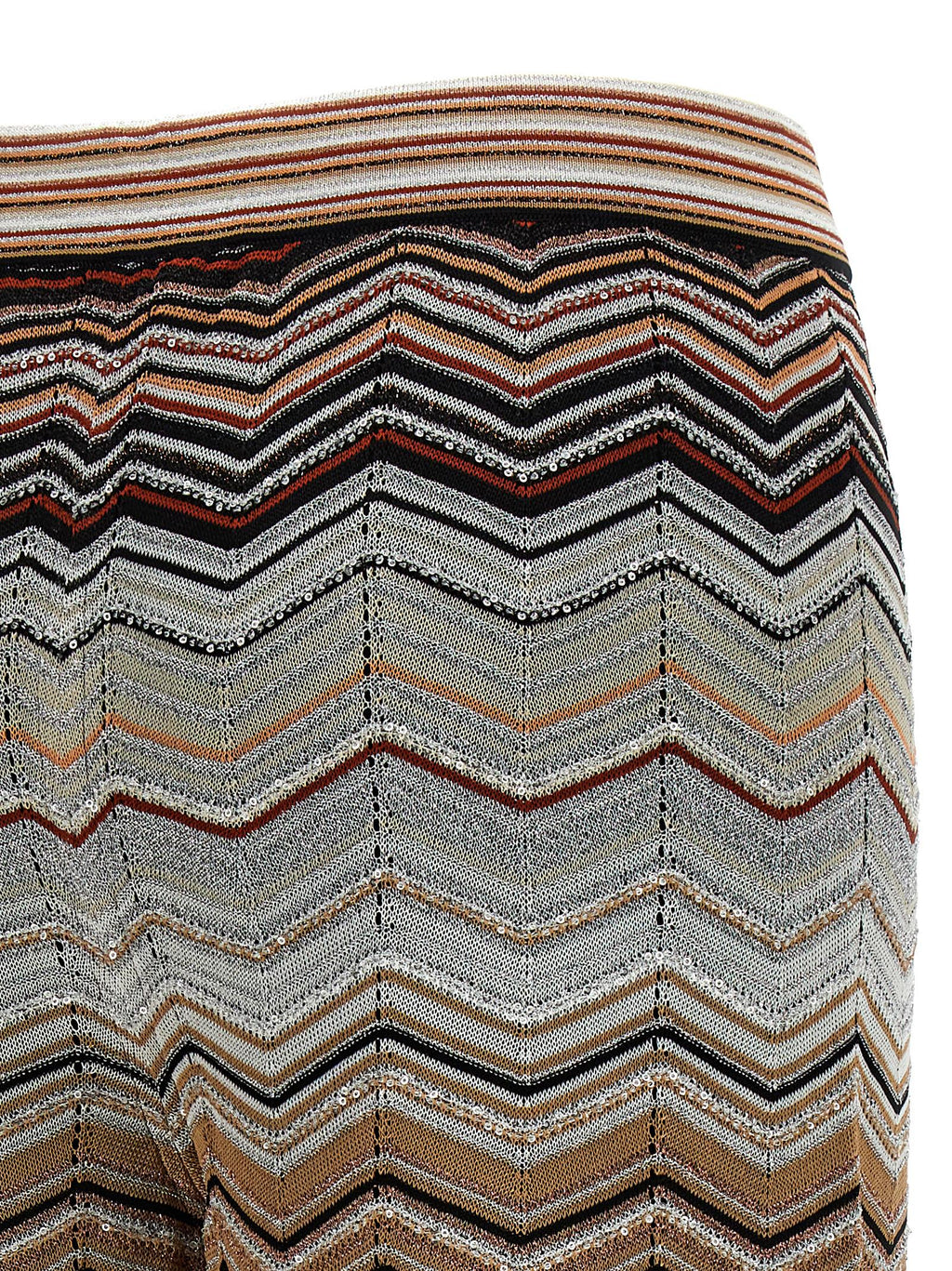 Multicolor Viscose Casual Pants
