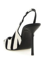 Bicolor Calfskin High Heel Pumps