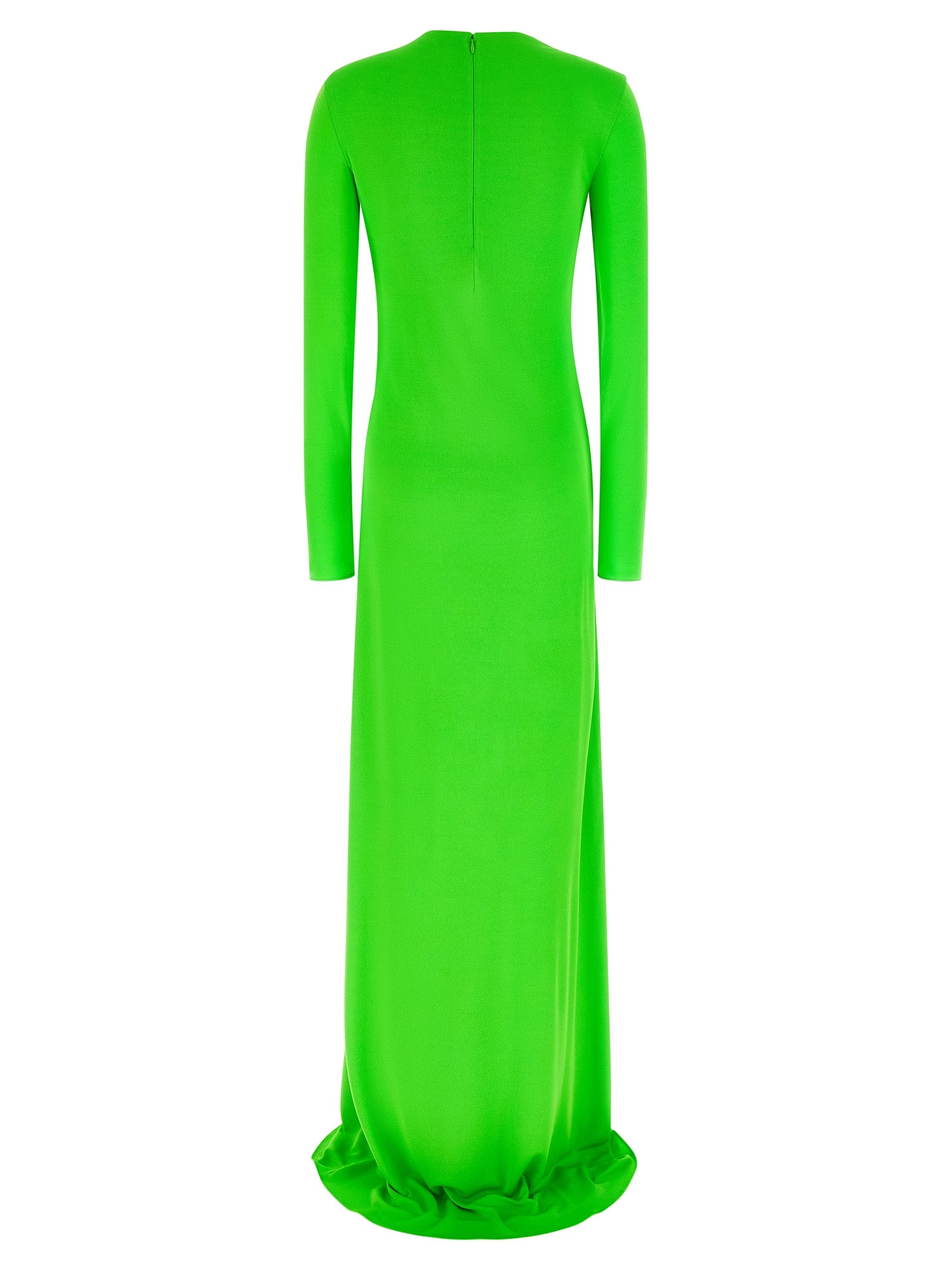 Bicolor Viscose Long Dress
