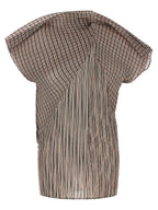 Brown Polyester Blouse