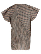 Brown Polyester Blouse