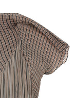Brown Polyester Blouse
