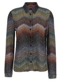 Multicolor Viscose Blouse