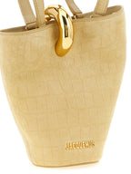 Beige Calfskin Handbag
