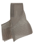 Brown Polyester Mini Skirt
