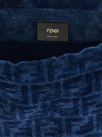 Blue Cotton Backpack