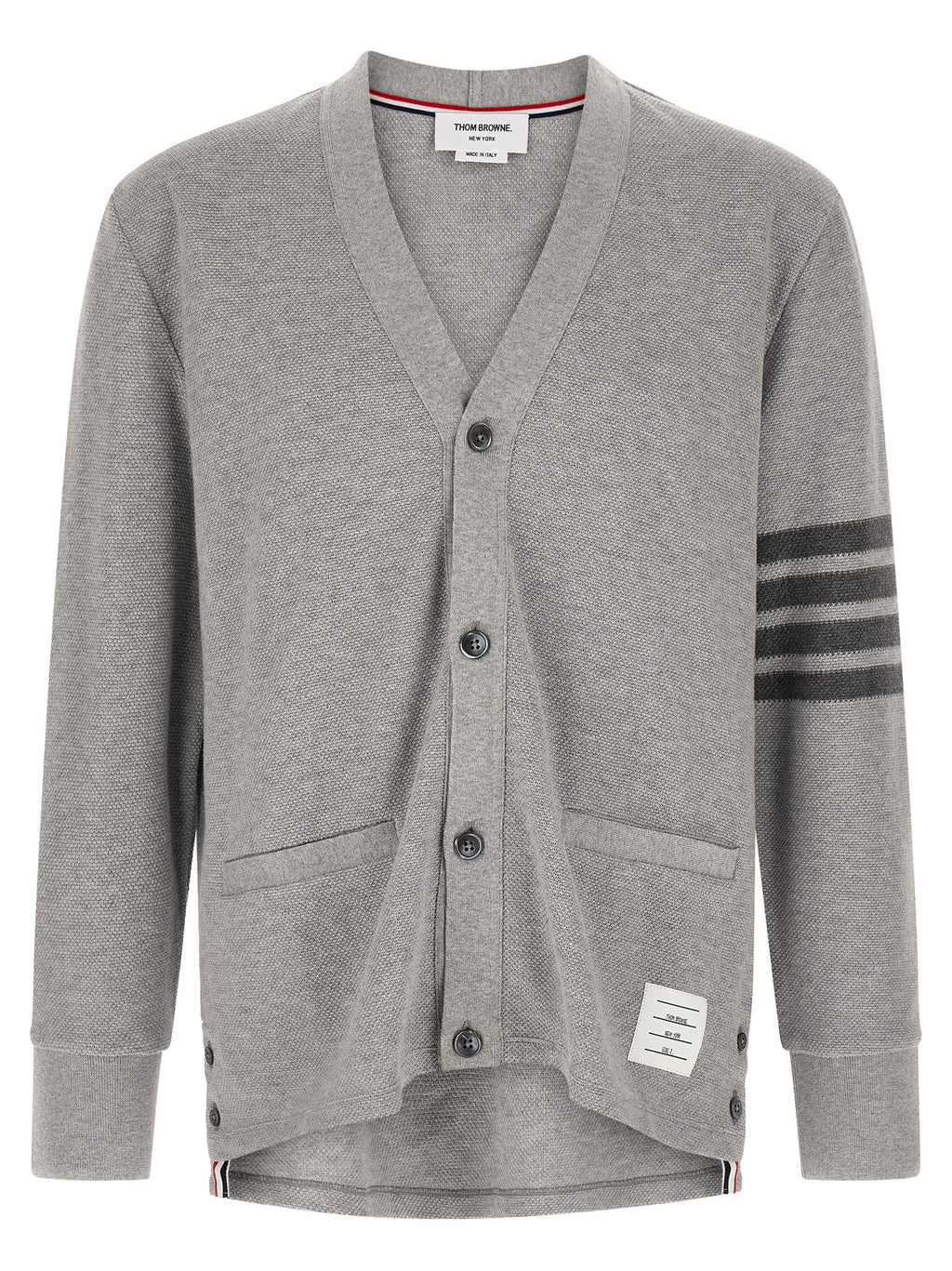 Gray Cotton Cardigan