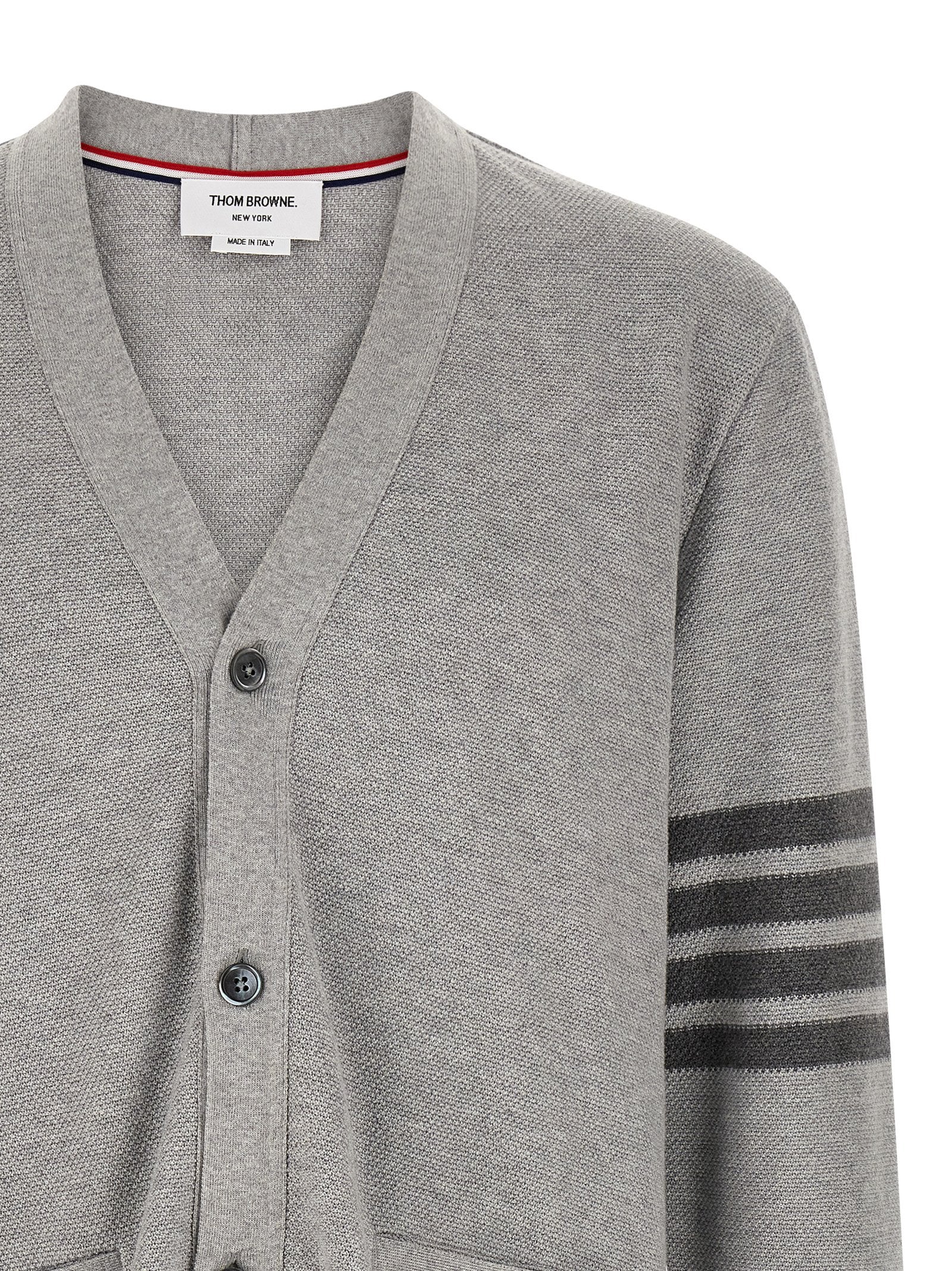 Gray Cotton Cardigan