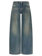 Blue Cotton Relaxed Fit Jeans