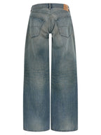 Blue Cotton Relaxed Fit Jeans