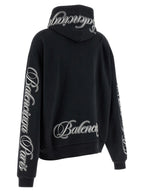 Black Cotton Hoodie