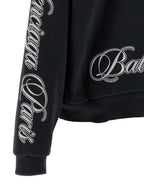 Black Cotton Hoodie