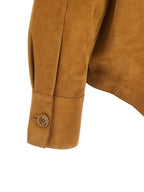 Brown Lamb Leather Leather Jacket