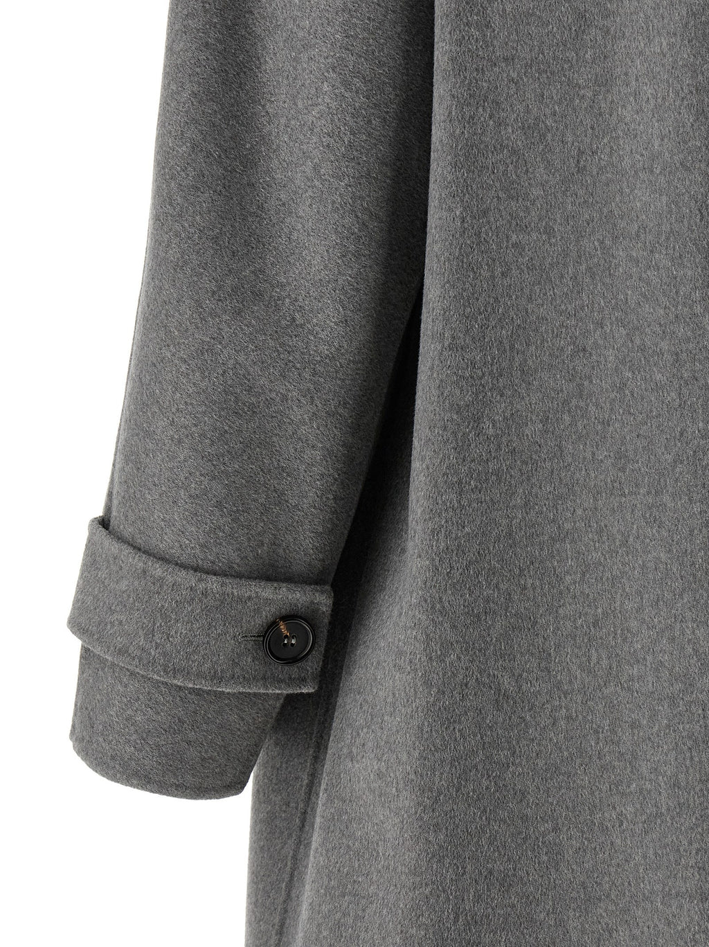 Gray Virgin Wool Coat