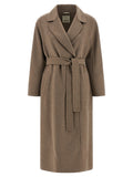 Brown Virgin Wool Coat