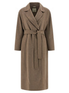 Brown Virgin Wool Coat