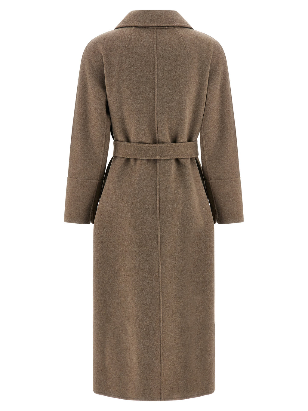 Brown Virgin Wool Coat