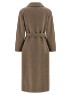 Brown Virgin Wool Coat