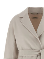 Beige Virgin Wool Coat