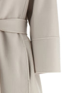 Beige Virgin Wool Coat