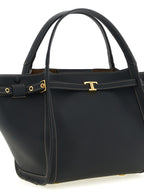 Black Calfskin Tote Bag
