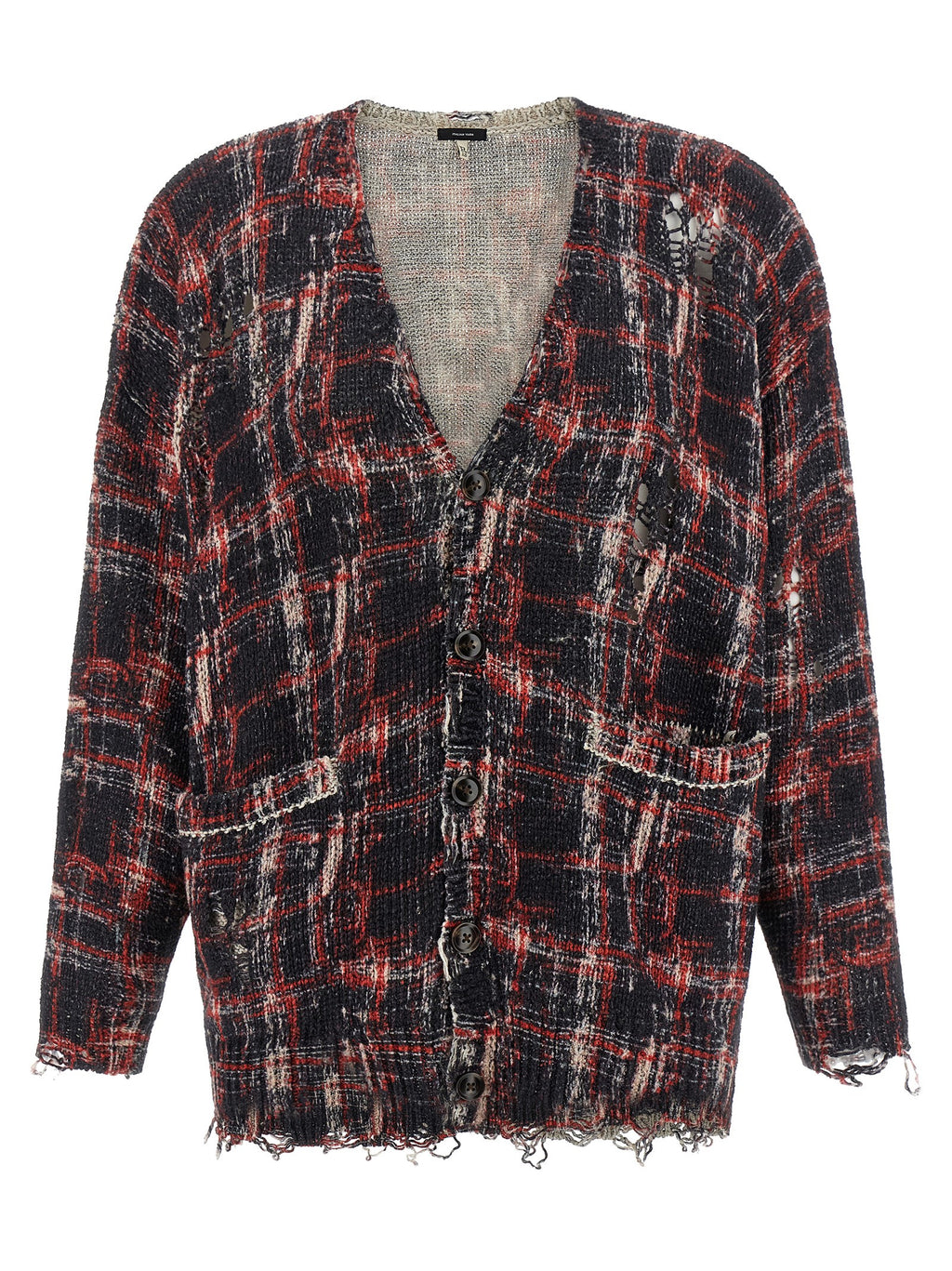 Multicolor Linen Cardigan