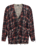 Multicolor Linen Cardigan