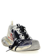 Multicolor Polyethylene Athletic Sneakers