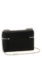 Black Viscose Crossbody Bag