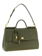 Bicolor Calfskin Handbag