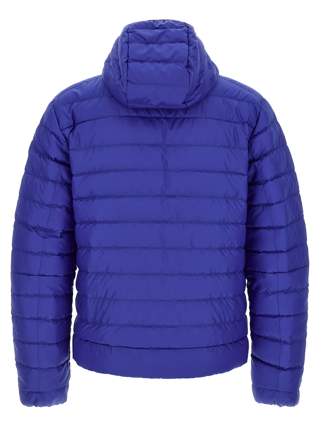 Blue Polyamide Full-Length Jacket