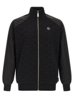 Black Cotton Sweatshirt