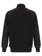Black Cotton Sweatshirt