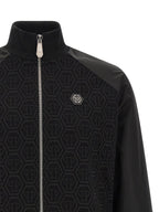 Black Cotton Sweatshirt