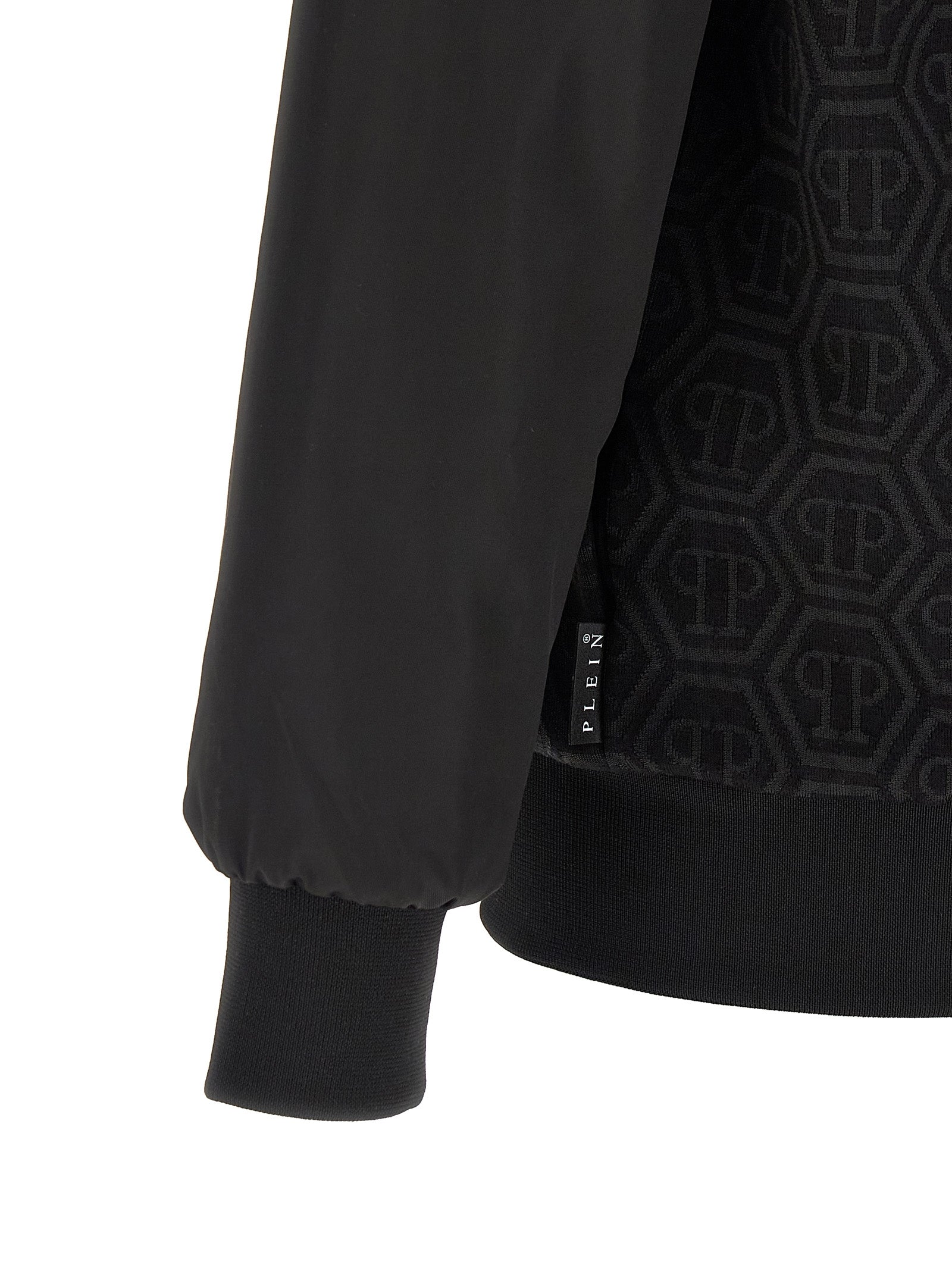 Black Cotton Sweatshirt