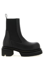 Black Goatskin Ankle Boots