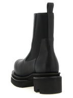 Black Goatskin Ankle Boots