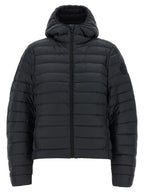 Black Polyamide Full-Length Jacket