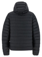 Black Polyamide Full-Length Jacket