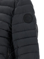 Black Polyamide Full-Length Jacket