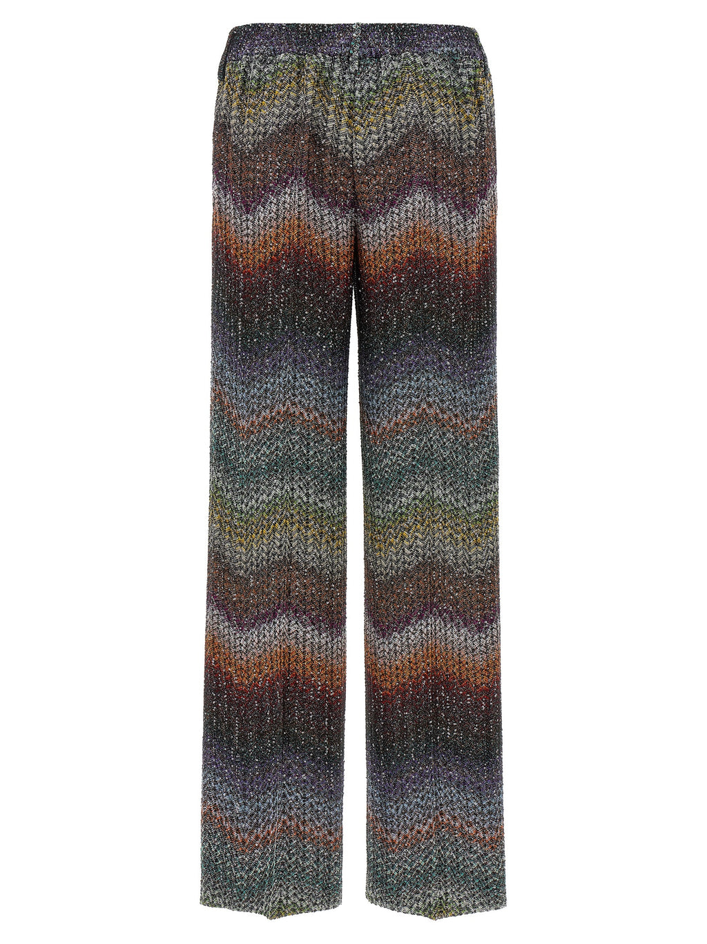 Multicolor Viscose Casual Pants
