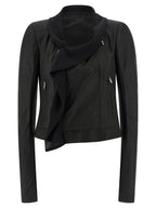 Black Lamb Leather Leather Jacket