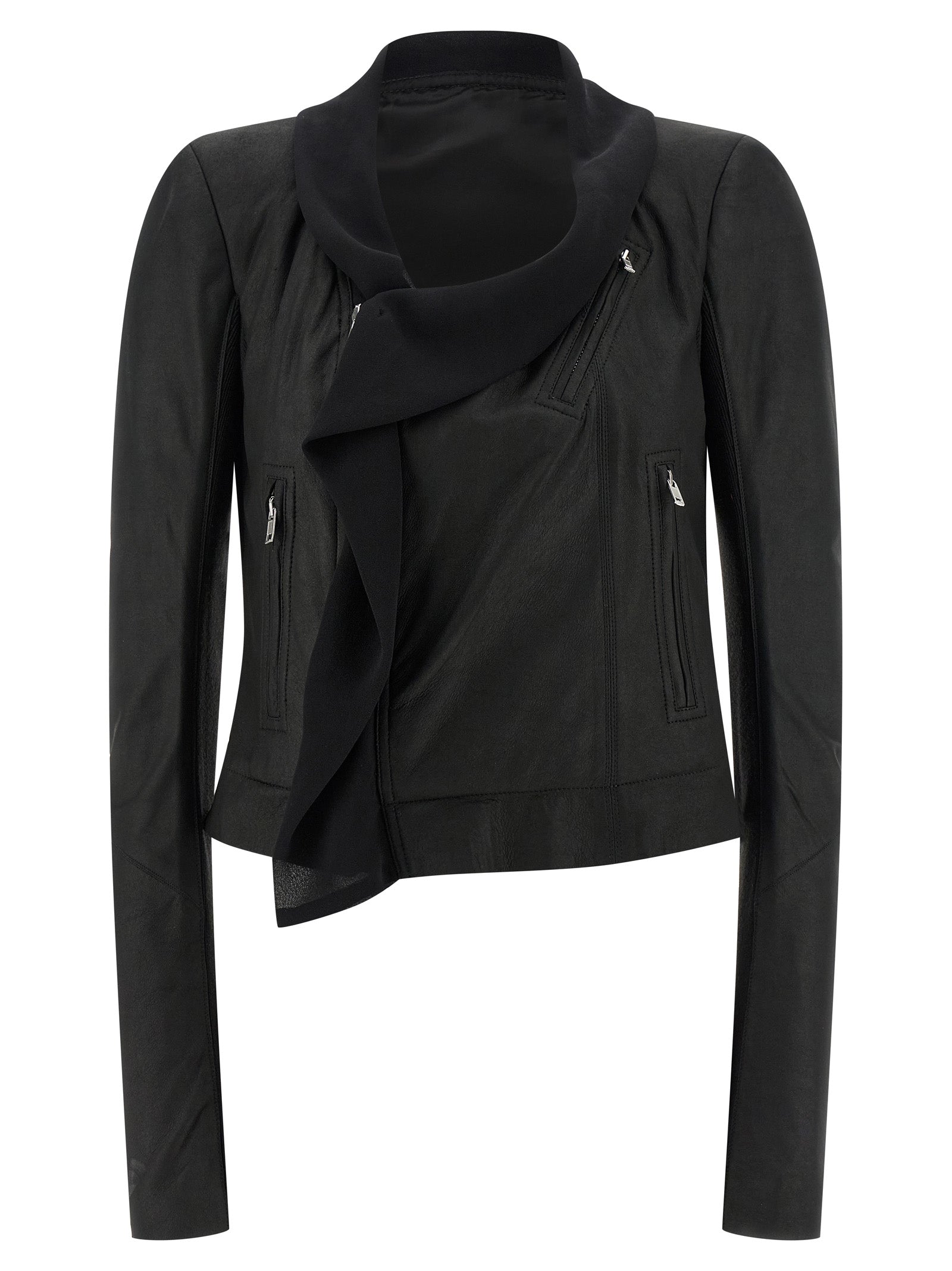 Black Lamb Leather Leather Jacket