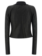 Black Lamb Leather Leather Jacket